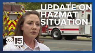 Update on hazmat situation in Tempe