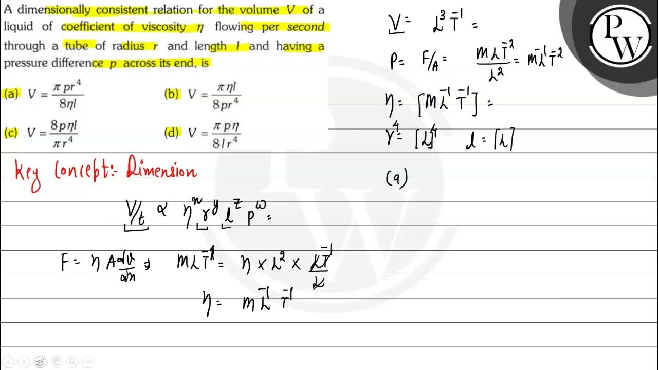 A Dimensionally Consistent Relation For The Volume V Of A Liquid a-dimensionally-consistent-relation-for-the-volume-v-of-a-liquid