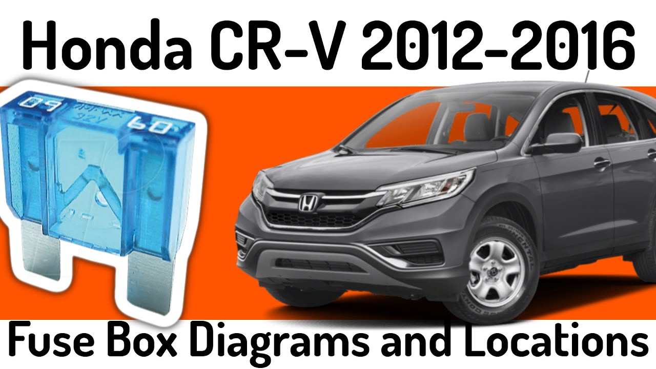 (20122016) Honda CRV Fuse Box Diagrams and Fuse Panel Locations