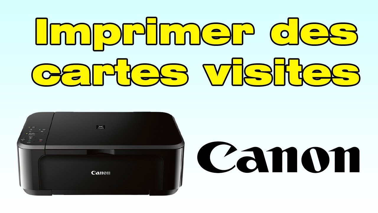 Comment imprimer des cartes de visite 