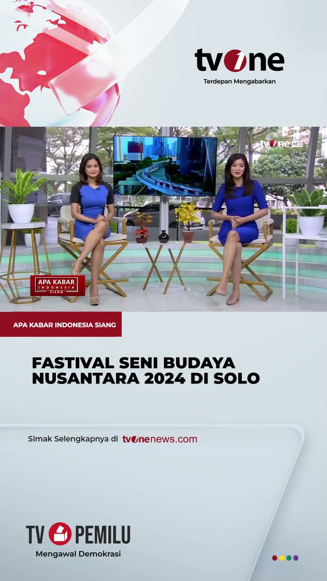Kirab Festival Seni Budaya Nusantara 2024 | tvOne