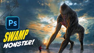 I made a Monster in Photoshop - ( Photoshop Lamour) screenshot 3