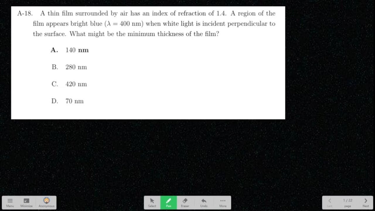 JEST Physics Optics PYQs Solved  | Thin Film, Beam Splitters, Glass Sphere | CSIR NET & GATE Physics