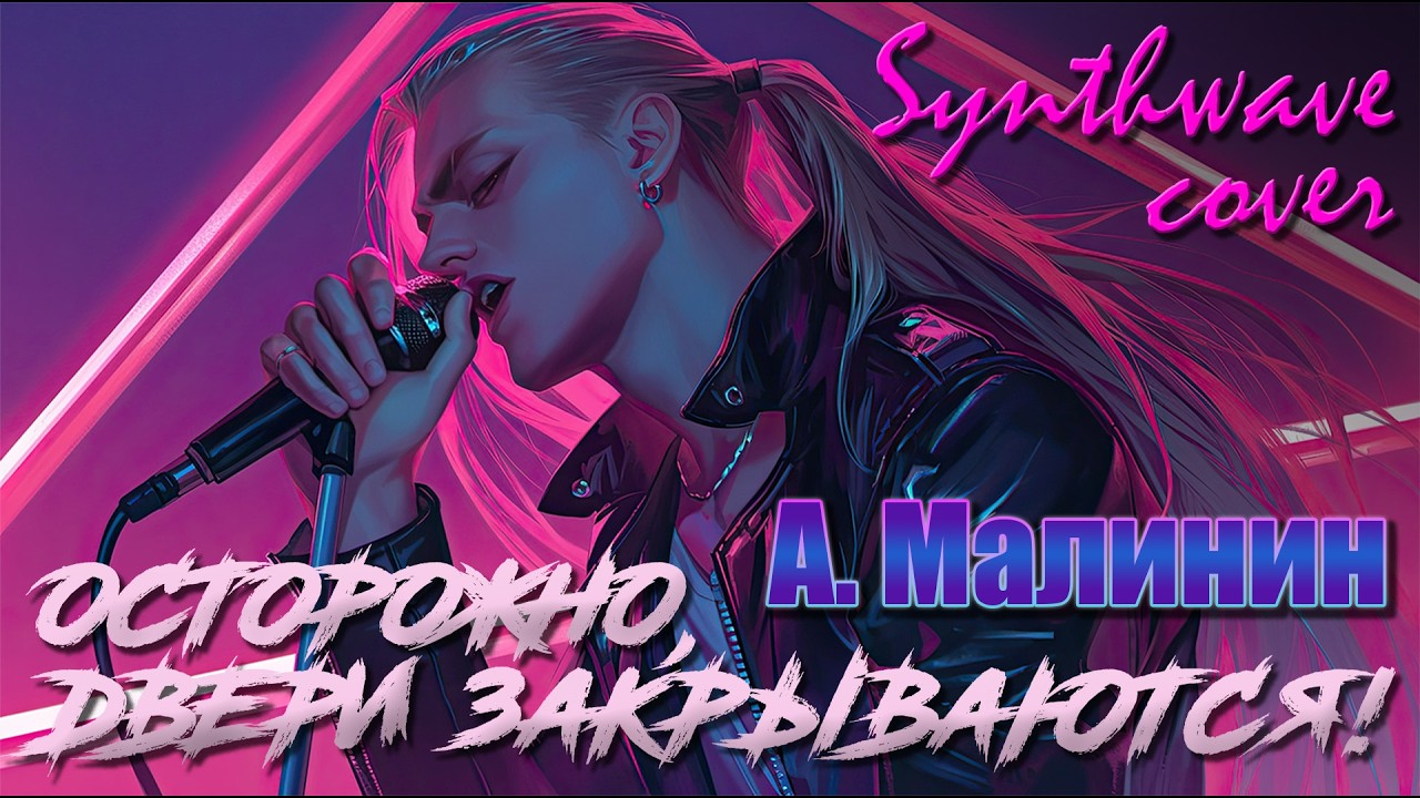 А.Малинин - Осторожно, двери закрываются! но это retrowave synthwave кавер
