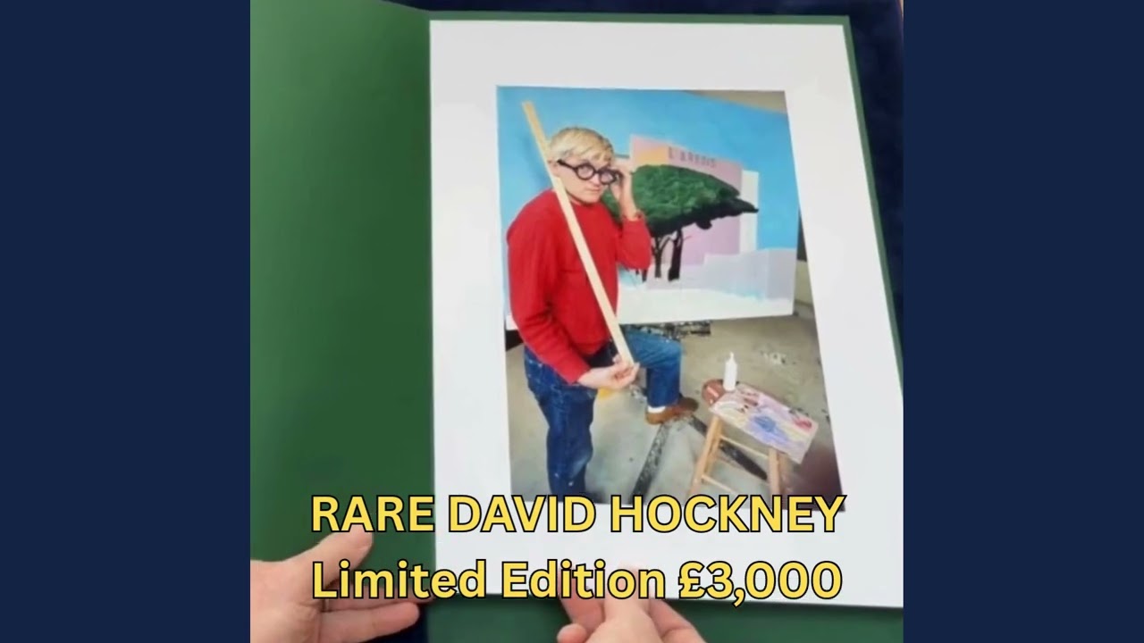 RARE David Hockney Limited Edition Photo Book – 'L'Arbois' | Exclusive Art Collectors' Opportunity