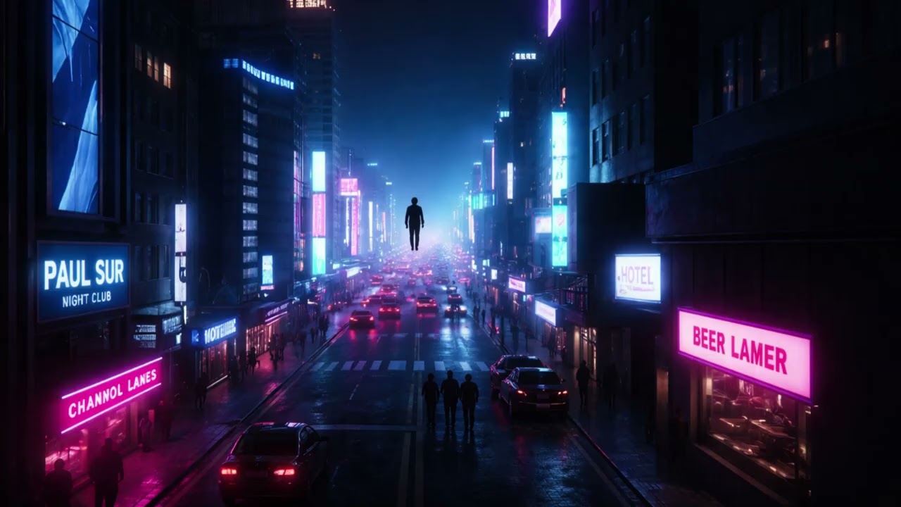 Flotando en la noche