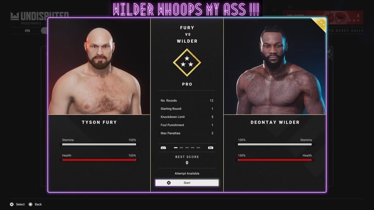PRIZEFIGHT GOLD TYSON FURY VS DEONTAY WILDER !!! - YouTube