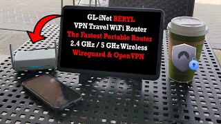 GL-iNet BERYL Portable VPN Travel Router : Secure, Fast & Pro Features image