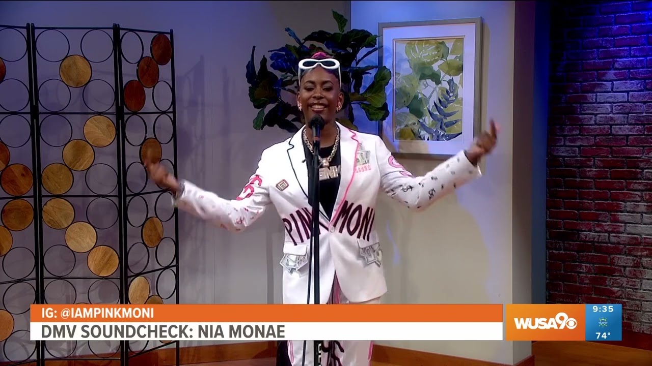 Nia Monaé - LIVE on Channel 9 NEWS - WUSA9 (June 2023)
