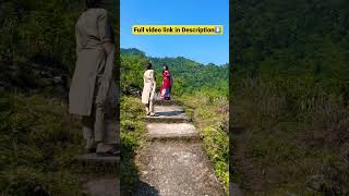 Mountain Hiking In Saree