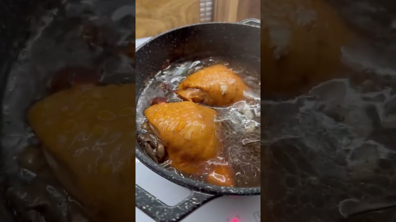 Копченая курица дома на плите 👌 без дымовухи и вони! Можно есть в холодном горячем виде и добавлять