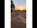 غروب الشمس ولا أروع من الصحراء الجزائرية