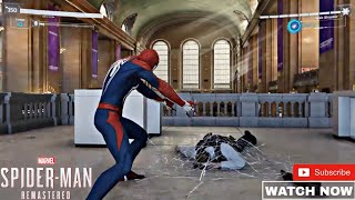 Spider Man Remastered Stealthl Brutal Aggressive Fight Amazing Gameplay