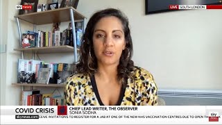 Sky News COVID Crisis 10 January 2021 with Sonia Sodha