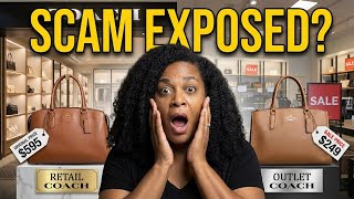 Dont Get Scammed Coach Retail Vs. Outlet Bags Explained Price, Quality, Materials