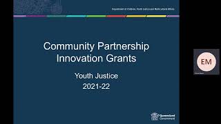 Community Partnership Innovation Grant information video