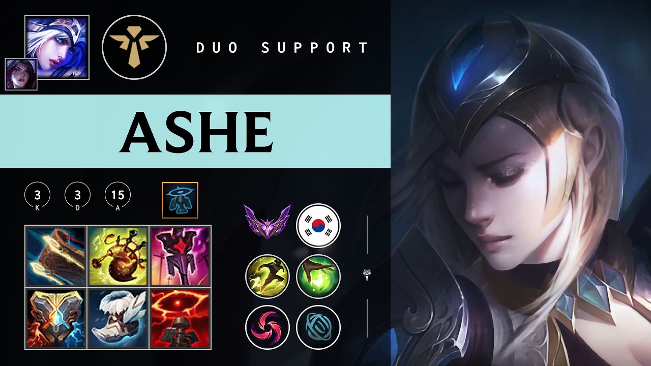 Ashe Support vs Bard - KR Master Patch 26.05