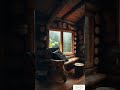 Calm Forest Cabin: Rainy Day Bliss 🌧️🏡🌲 #calm