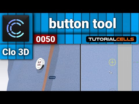 0050. button tool in clo3D