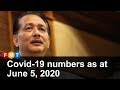 Covid-19 numbers as at June 5, 2020