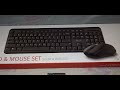 Wireless keyboard and mouse set trust ody silent unboxing