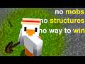 Minecraft with no Structures or Mobs is Built DIFFERENT