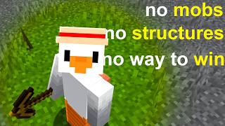 Minecraft with no Structures or Mobs is Built DIFFERENT