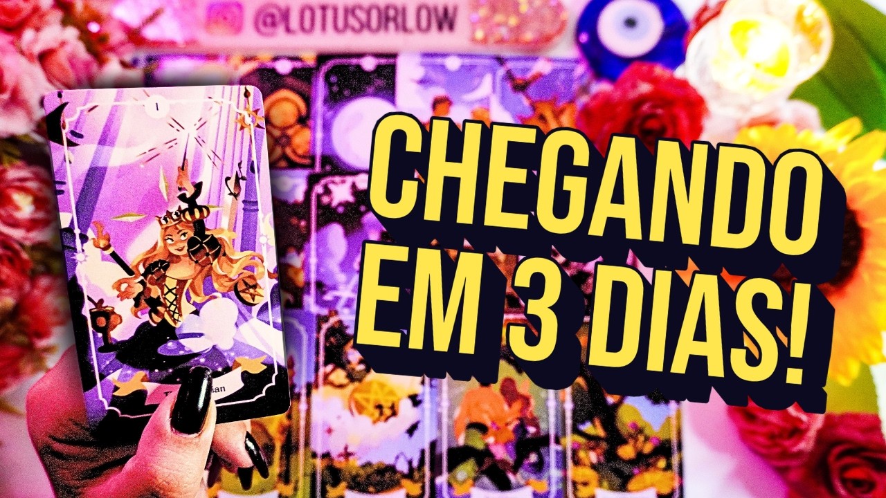 💥3 COISAS EM 3 DIAS: Tudo que vem para você nas PRÓXIMAS 72 HORAS | TAROT HOJE