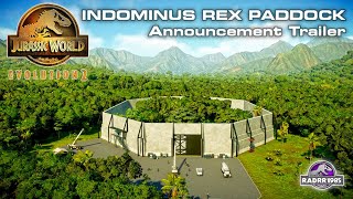 Jurassic World Evolution 2 -  Indominus Rex Paddock Attraction -Announcement Trailer 1