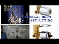 Body jet conceal pipe line fitting