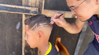 CORTANDO O CABELO AO AR LIVRE! (MID FADE + FREESTYLE)