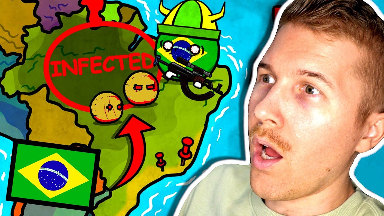 'COME TO BRAZIL' But it's Zombies?! (Countryball Apocalypse By Andjobe)