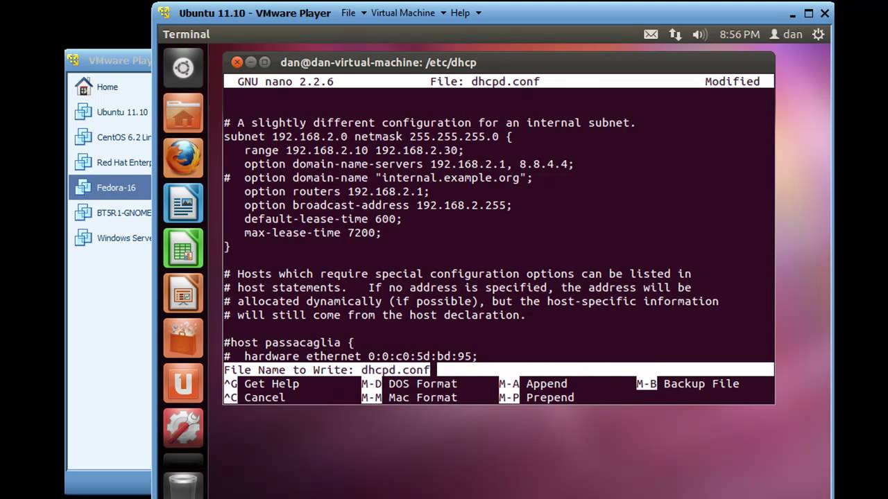 ubuntu dhcp3 server