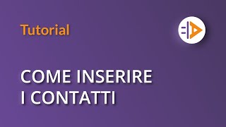 COME INSERIRE I CONTATTI - My FastAPP screenshot 1