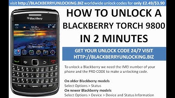 How to unlock any Blackberry mep code