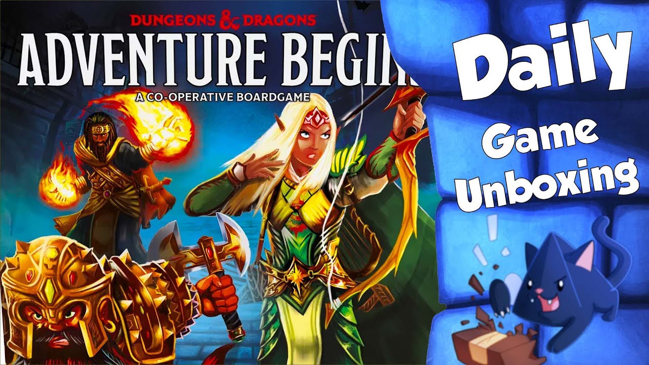In Stock! Details about   Dungeons & Dragons Adventure Begins Board Game 