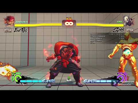 Evil Ryu combos!