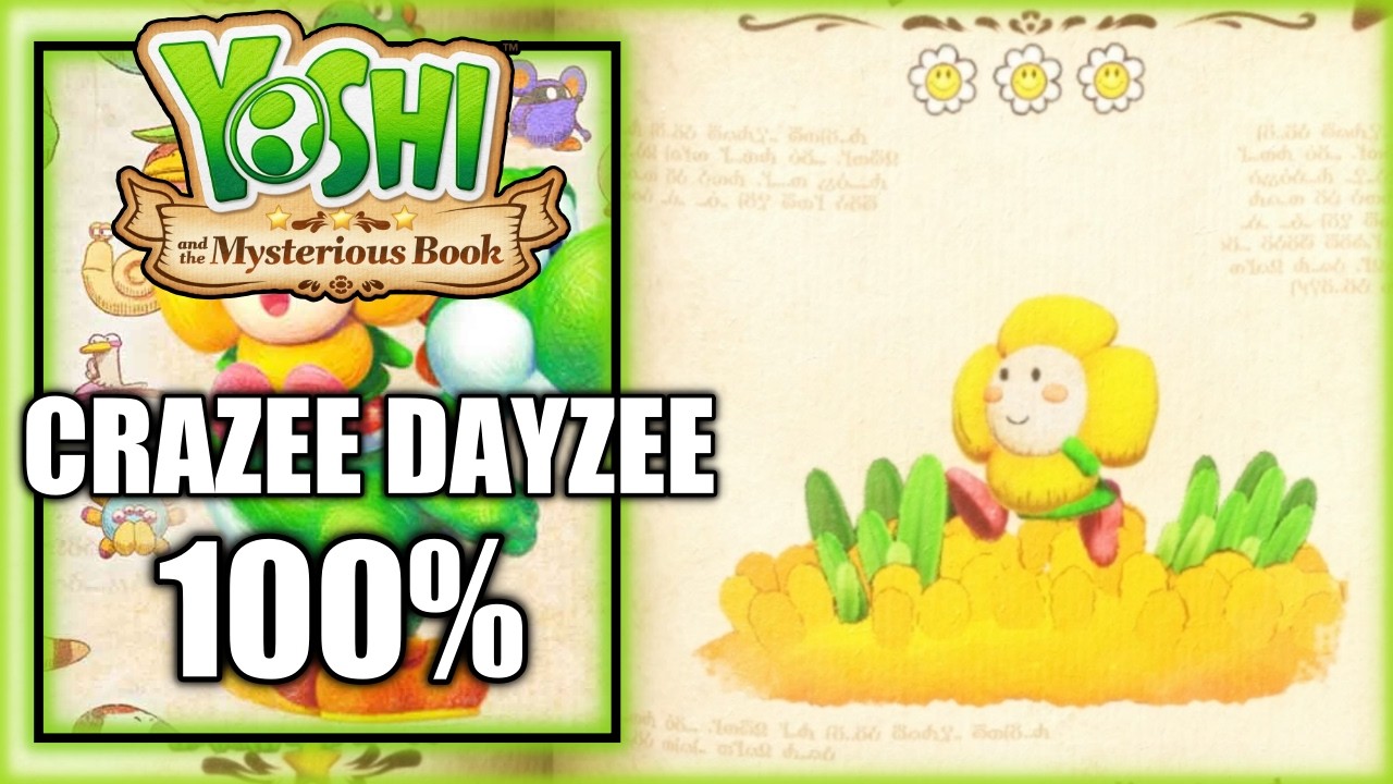 Yoshi and the Mysterious Book - Crazee Dayzee All Discoveries & Smiley ...