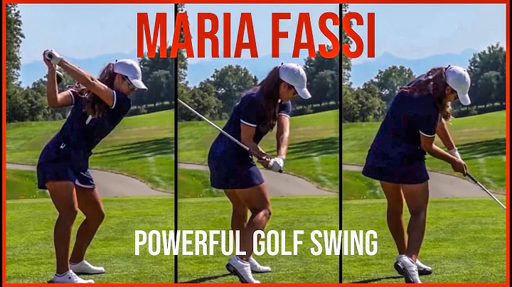LPGA Longest Hitter Maria Fassi Swing & Slow Motion