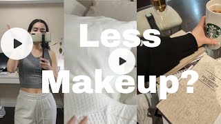 *RELAXING* Morning Routine- Talking about wearing *LESS* makeup | Zamat Pillow #gifted