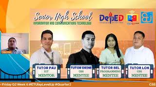CSS Grade 12  - Friday Q2 Week 6 #ETUlayLevelUp #Quarter2