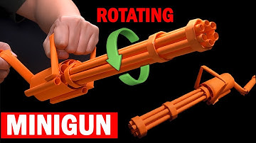 MINI GUN PAPER || HOW TO MAKE PAPER ROTATING MACHINE GUN || Created by ORIGAMI WORLD