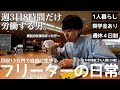 【vlog/ルーティン】雇用労働を週3日に減らした家賃26000円地方在住一人暮らしフリーターの日常。【#172】