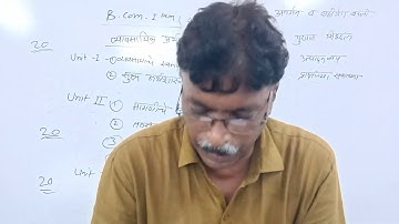 B.Com Sem I - Business Economics (Marathi) : Lecture 1