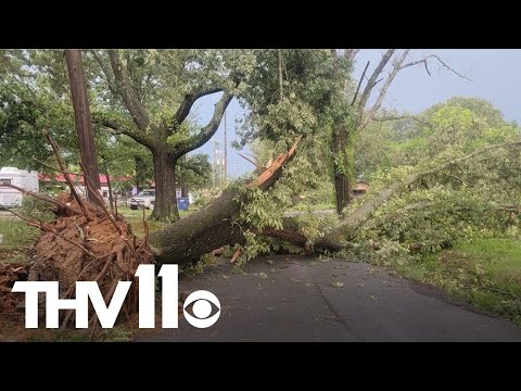 Central Arkansas storms leave over 100,000 without power - YouTube