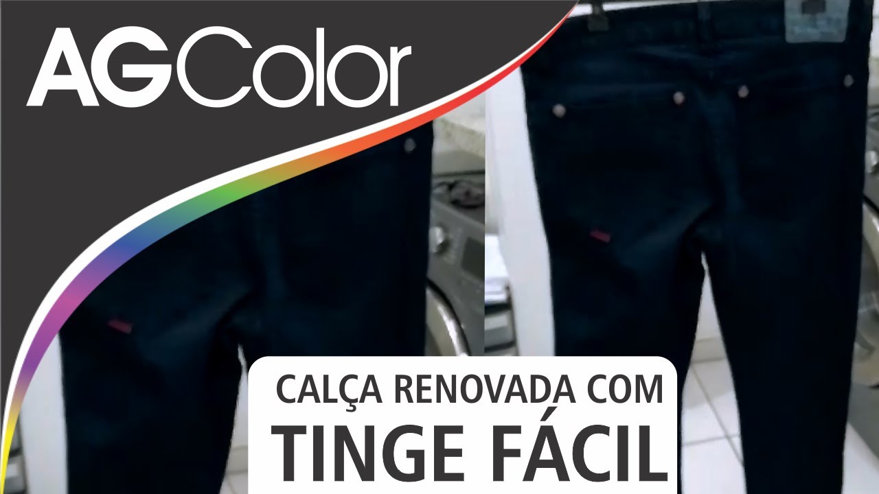 TINGE FÁCIL - TINGINDO CALÇA COM AZUL ROYAL 30 E PRETO 60