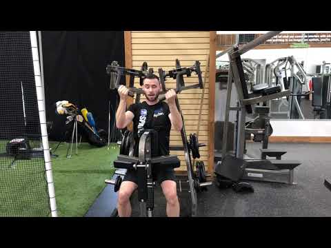Hammer Strength Two Arm Lat Pull Down