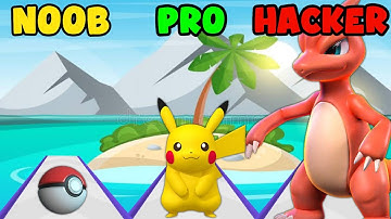 NOOB vs PRO vs HACKER | In Monster Squad Rush | Levels 51-59 | B8 Gamer