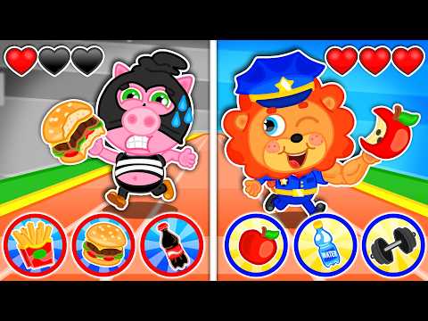 Liam Family USA | Police teach healthy eating habits | Family Kids Cartoons