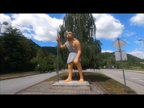 VIRTUAL TOWN WALK - KRAPINA, CROATIA 🇭🇷